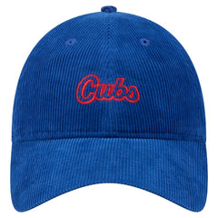 Chicago Cubs New Era Women's Corduroy 9TWENTY Adjustable Hat Online