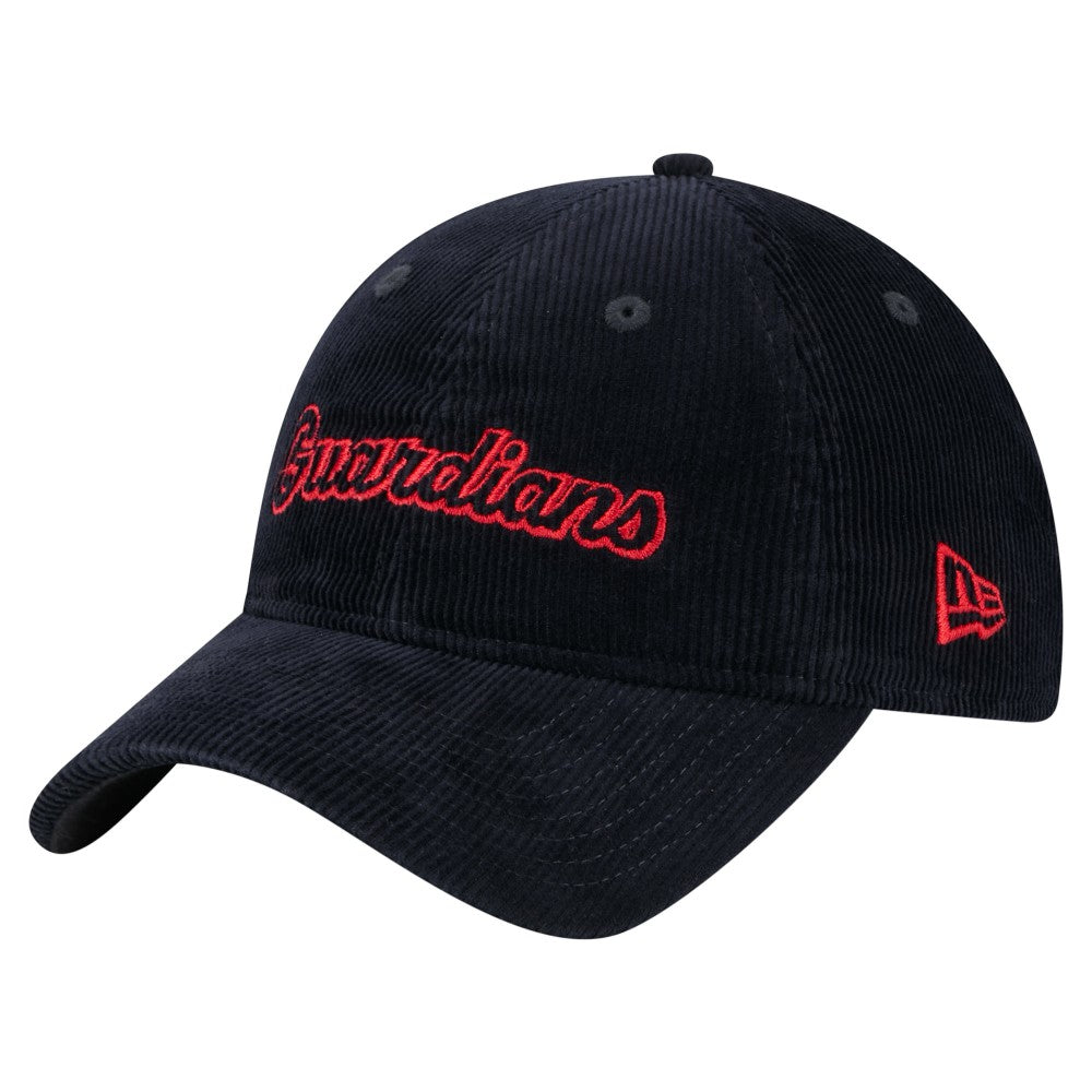 Cleveland Guardians New Era Women's Corduroy 9TWENTY Adjustable Hat Lifestyle