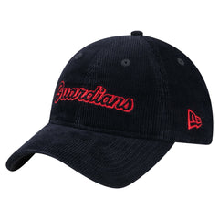 Cleveland Guardians New Era Women's Corduroy 9TWENTY Adjustable Hat Lifestyle