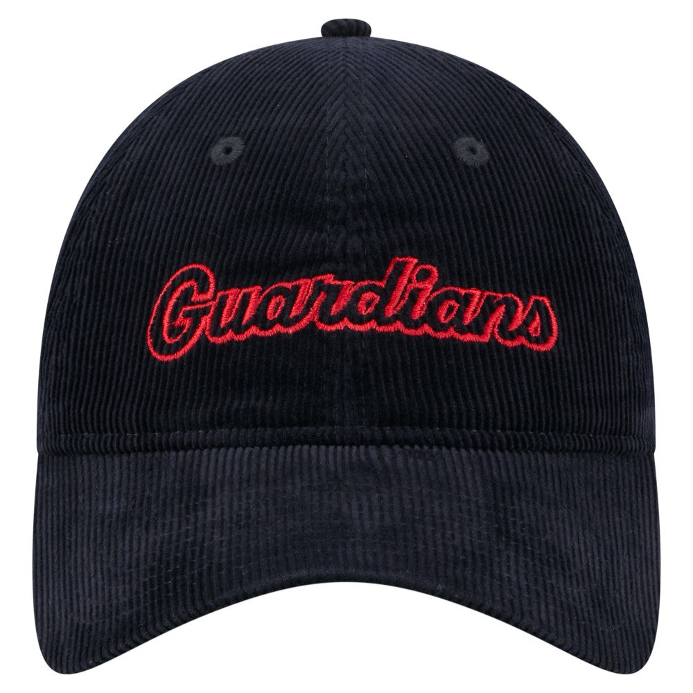 Cleveland Guardians New Era Women's Corduroy 9TWENTY Adjustable Hat Lifestyle