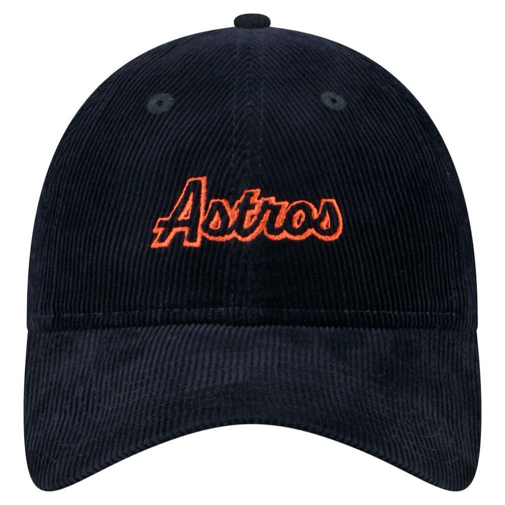 Houston Astros New Era Women's Corduroy 9TWENTY Adjustable Hat On Sale