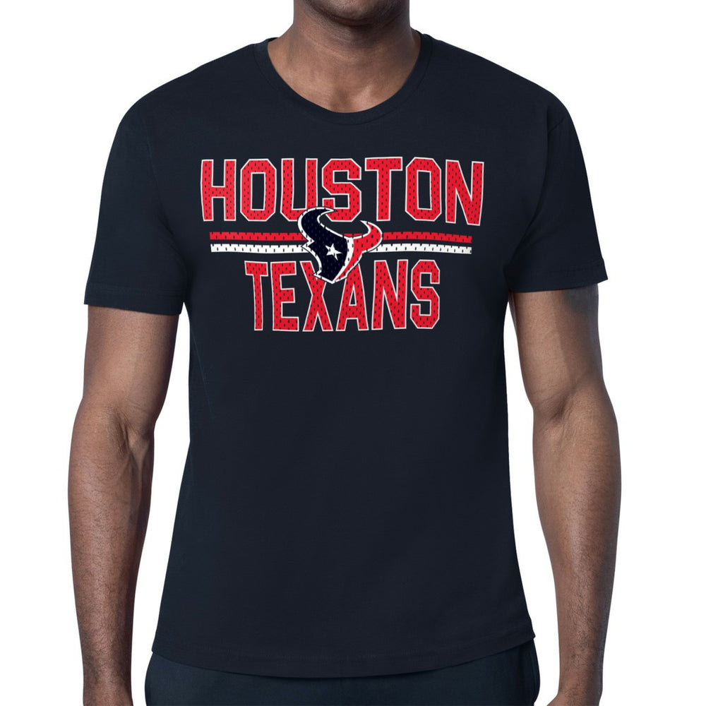 Houston Texans Starter Mesh Look T-Shirt Navy - NFL