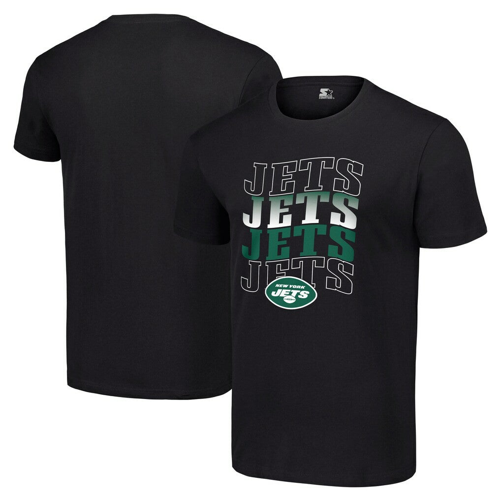 New York Jets Starter Four Name T-Shirt Black - NFL
