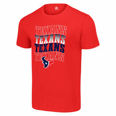 Houston Texans Starter Four Name T-Shirt Red - NFL