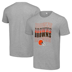 Cleveland Browns Starter Four Name T-Shirt Heather Gray - NFL