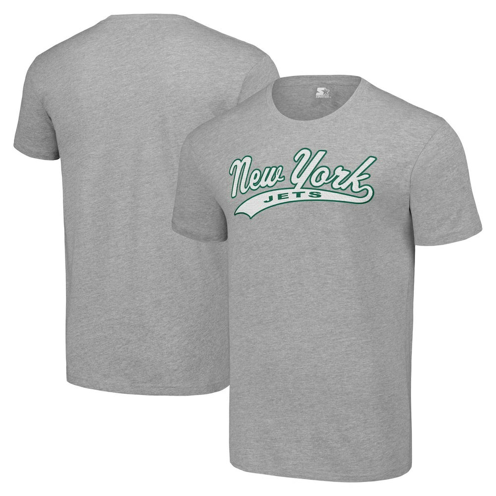 New York Jets Starter City Tailsweep T-Shirt Heather Gray - NFL