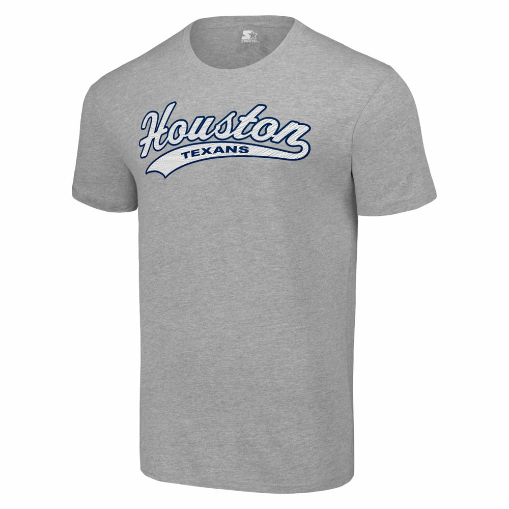 Houston Texans Starter City Tailsweep T-Shirt Heather Gray - NFL