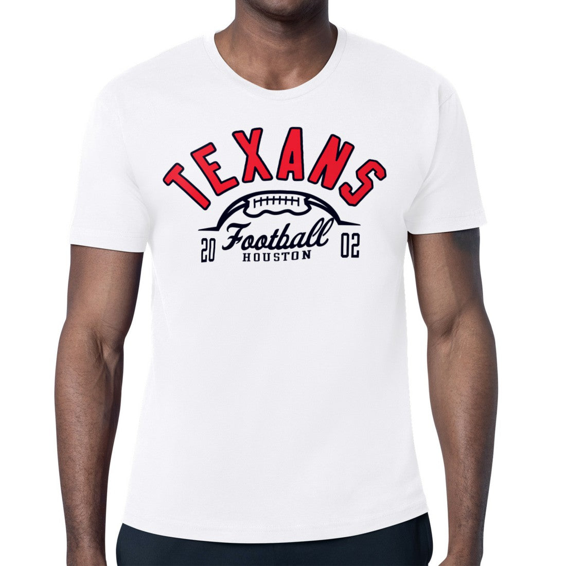 Houston Texans Starter Half Ball Logo T-Shirt White - NFL