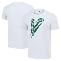 New York Jets Starter Color Scratch T-Shirt White - NFL