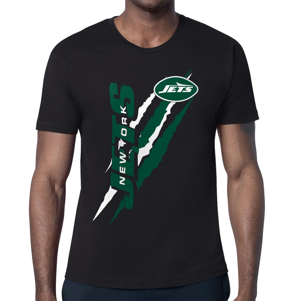 New York Jets Starter Color Scratch T-Shirt Black - NFL