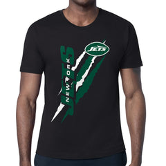 New York Jets Starter Color Scratch T-Shirt Black - NFL
