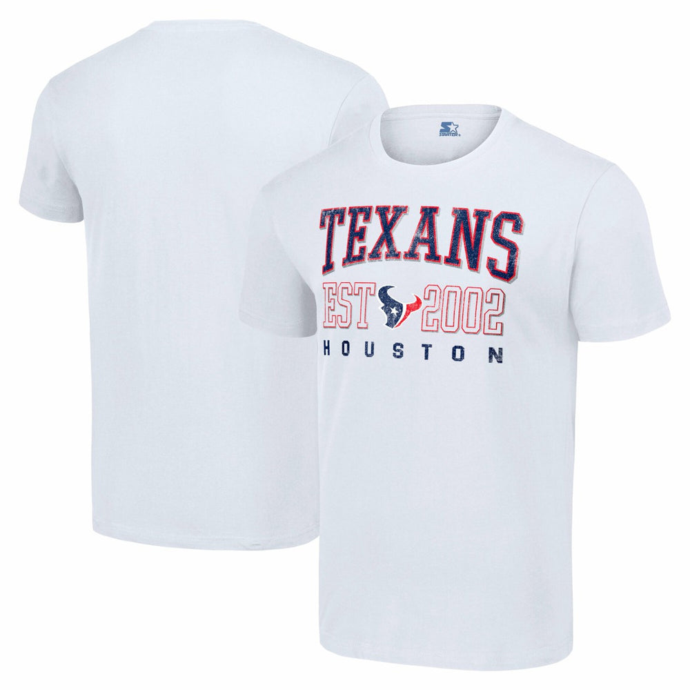 Houston Texans Starter Distressed Graphic T-Shirt White - NFL