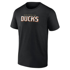 Anaheim Ducks - Wordmark Logo T-Shirt Black