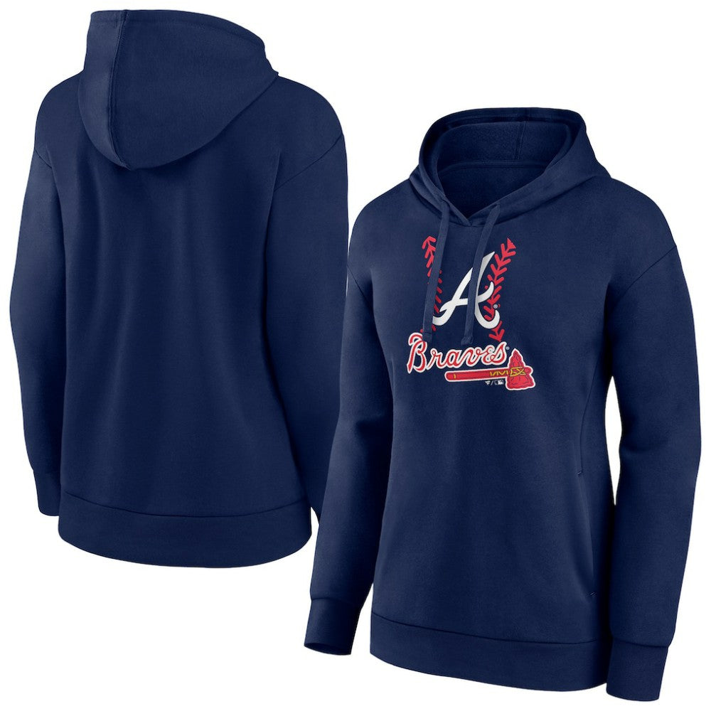 Atlanta Braves Women's Fastball Pullover Hoodie Lifestyle