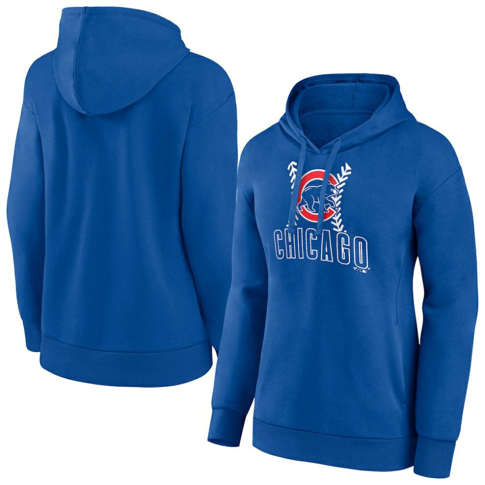 Chicago Cubs Women's Fastball Pullover Hoodie Sale