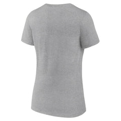 Chicago Cubs Women's Fastball V-Neck T-Shirt Clearance