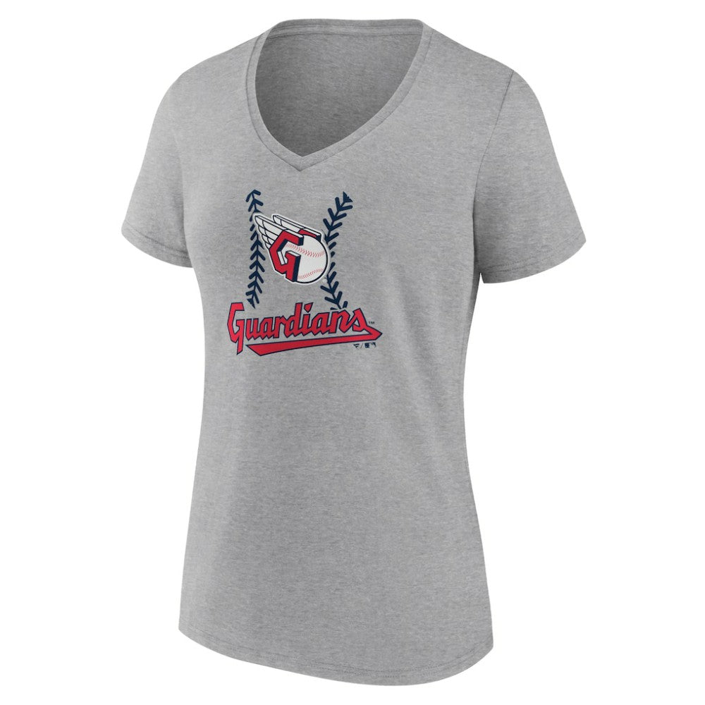 Cleveland Guardians Women's Fastball V-Neck T-Shirt Near Me