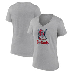 St. Louis Cardinals Women's Fastball V-Neck T-Shirt Online