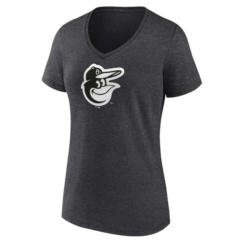 Baltimore Orioles Women's Monochrome V-Neck T-Shirt for sale