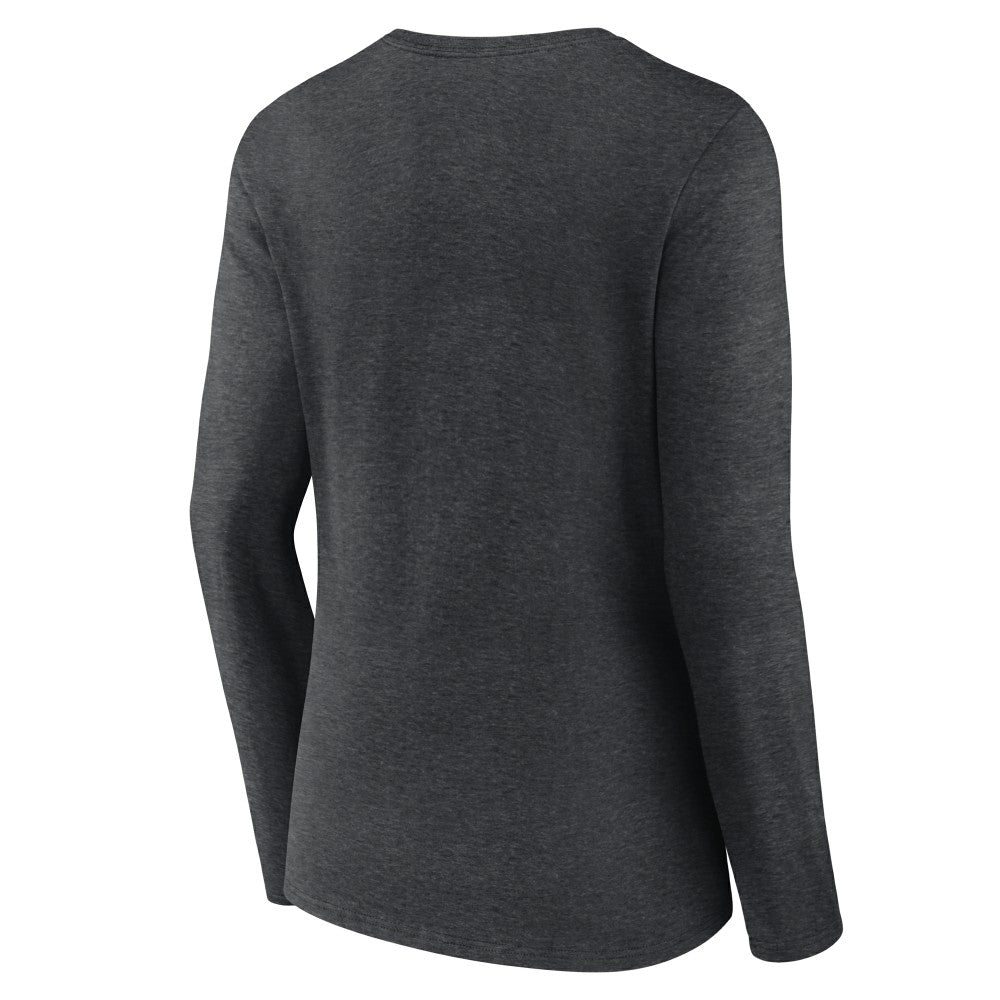 Cincinnati Reds Women's Monochrome Long Sleeve V-Neck T-Shirt Clearance