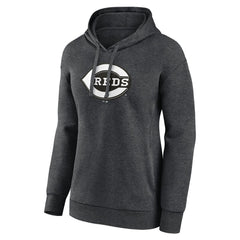 Cincinnati Reds Women's Monochrome Pullover Hoodie Lifestyle