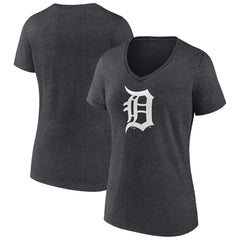 Detroit Tigers Women's Monochrome V-Neck T-Shirt Clearance