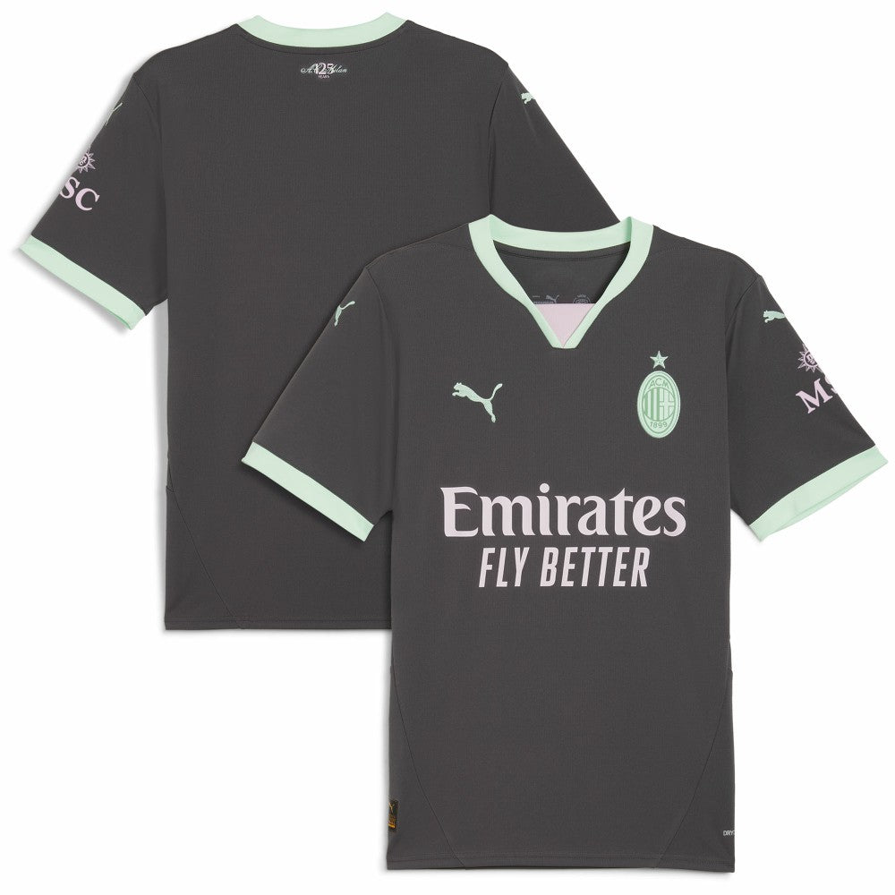 Puma AC Milan 2024/25 Third Replica Jerseys - Charcoal