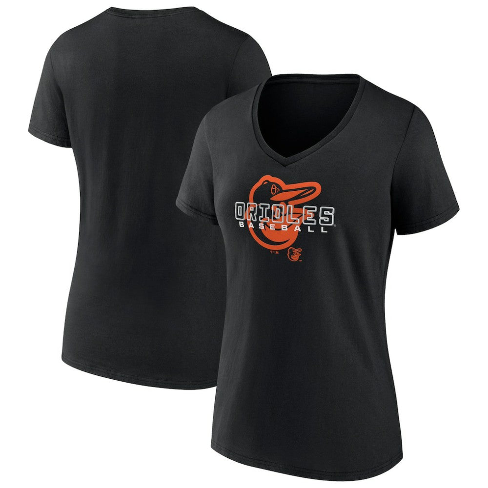 Baltimore Orioles Women's Stellar V-Neck T-Shirt Sale
