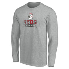Cincinnati Reds Evanston Stencil Long Sleeve T-Shirt Clearance