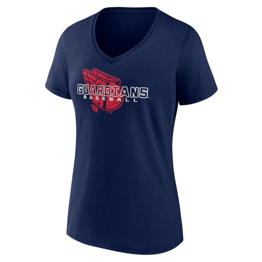 Cleveland Guardians Women's Stellar V-Neck T-Shirt for sale
