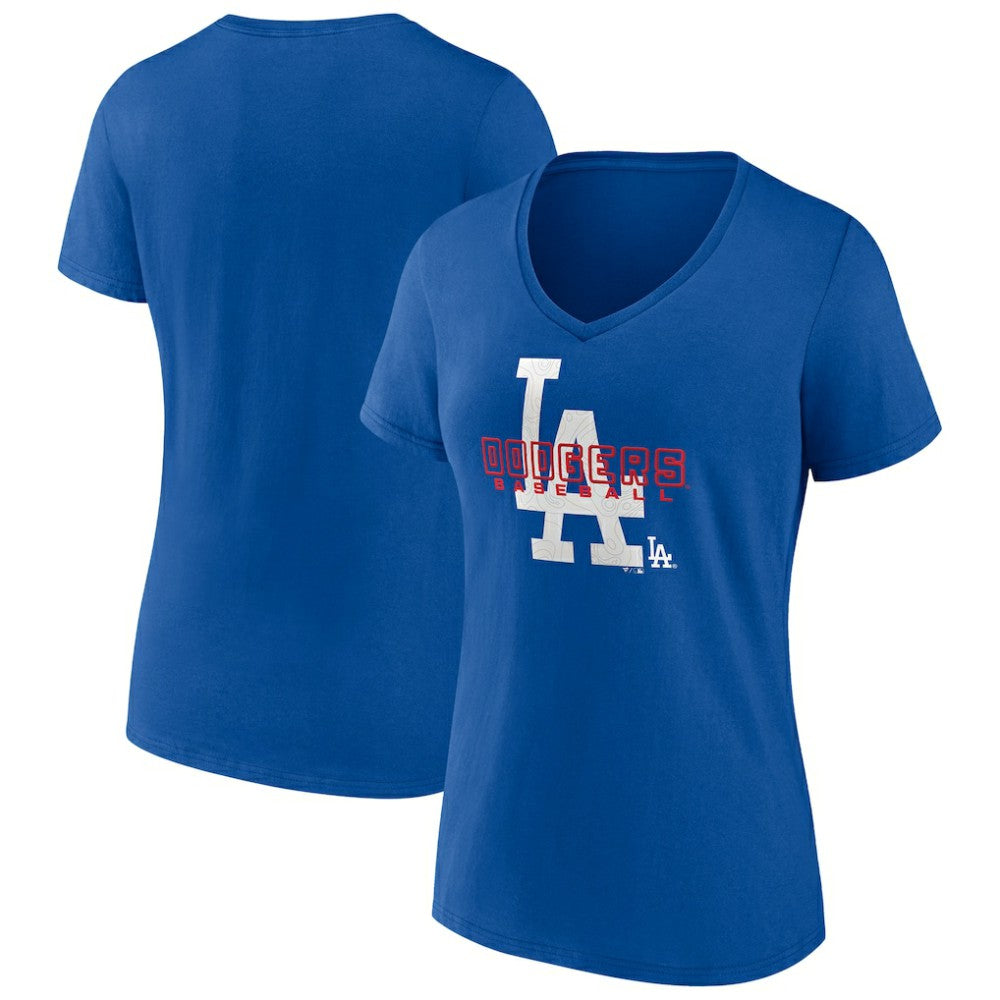 Los Angeles Dodgers Women's Stellar V-Neck T-Shirt Online