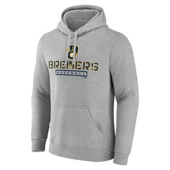 Milwaukee Brewers Evanston Stencil Pullover Hoodie On Sale