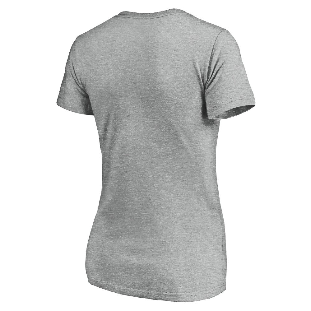 Milwaukee Brewers Women's Evanston Stencil V-Neck T-Shirt Clearance