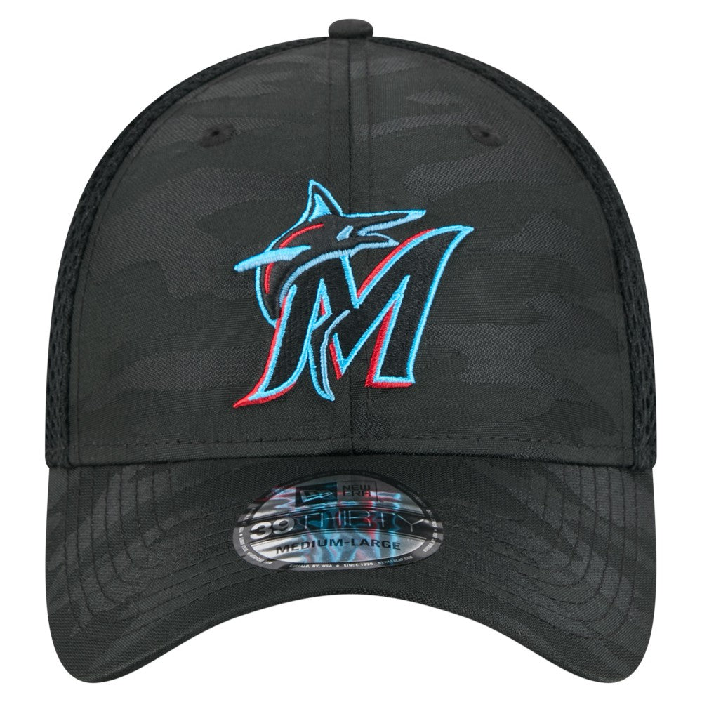Miami Marlins New Era Subtle Camo 39THIRTY Flex Hat On Sale