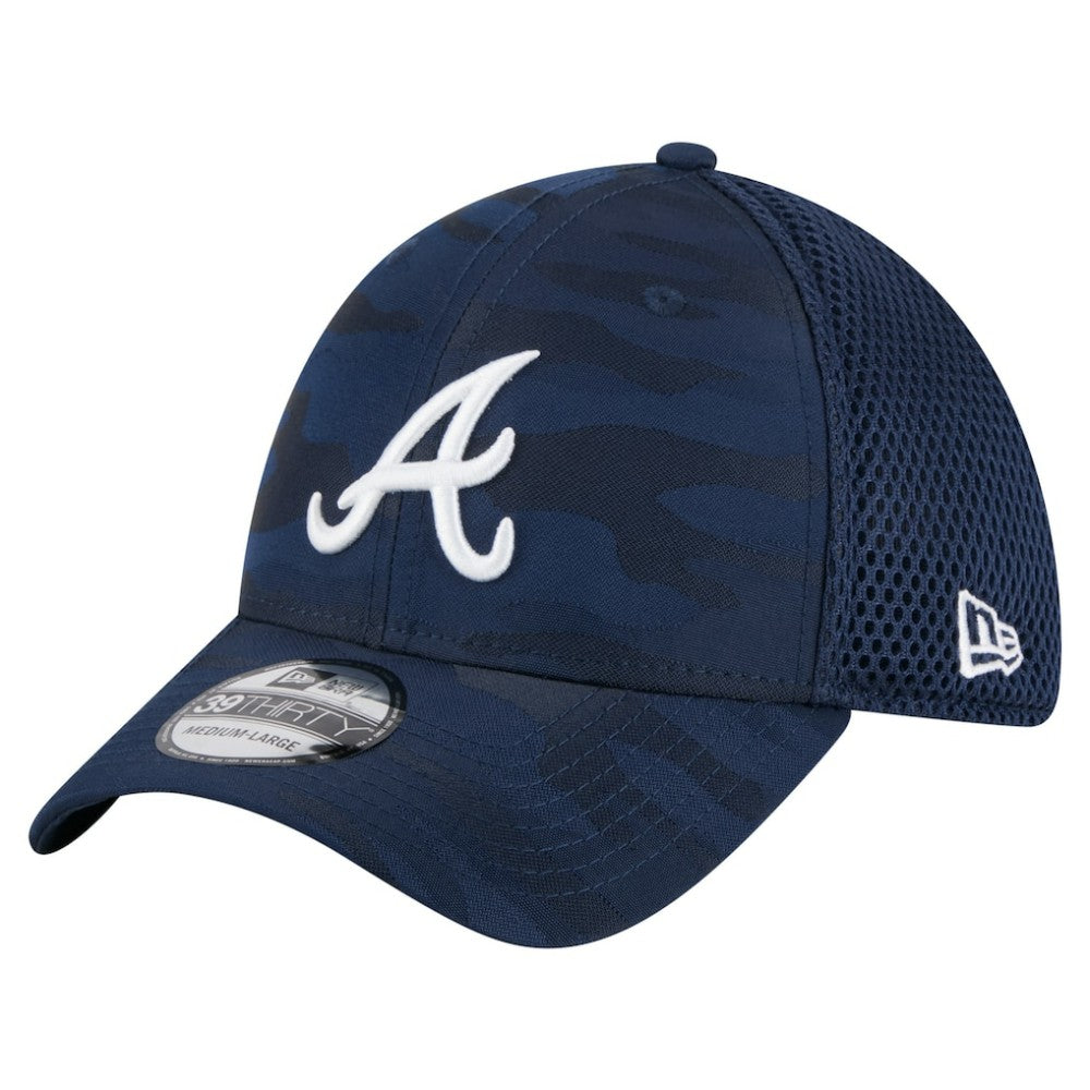Atlanta Braves New Era Subtle Camo 39THIRTY Flex Hat Lifestyle