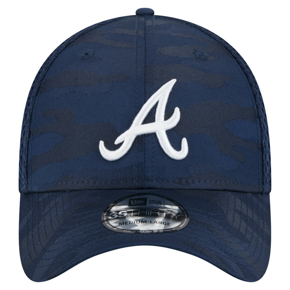 Atlanta Braves New Era Subtle Camo 39THIRTY Flex Hat Lifestyle