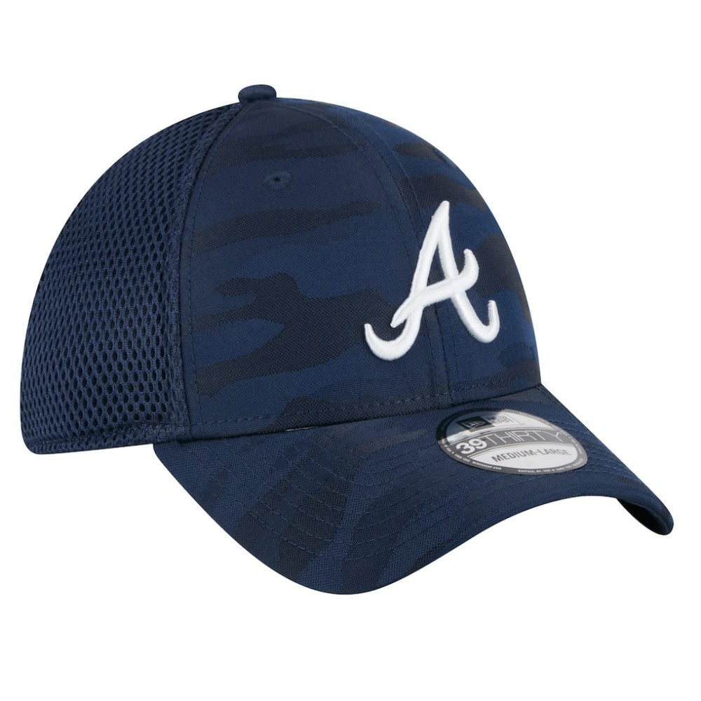 Atlanta Braves New Era Subtle Camo 39THIRTY Flex Hat Lifestyle