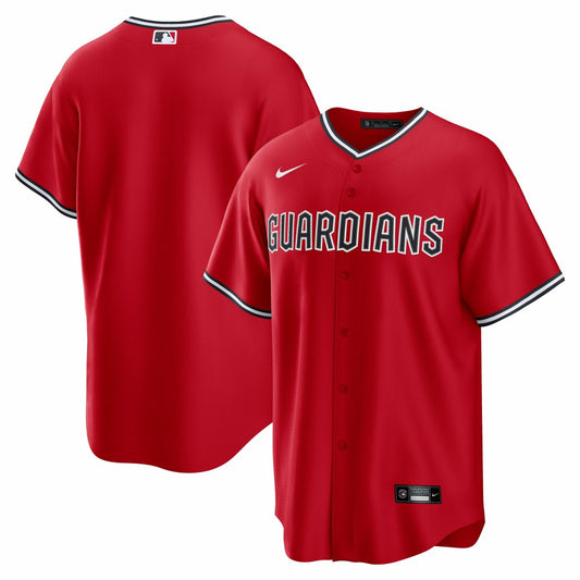 Cleveland Guardians Nike Alternate 2 Replica Jersey - Red | MLB Jerseys