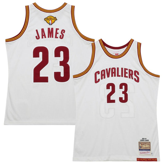 LeBron James Cleveland Cavaliers 2015/16 Hardwood Classics Authentic Jersey sale - White | NBA Jerseys
