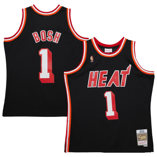 Chris Bosh Miami Heat 2013/14 Hardwood Classics Swingman Jersey - Black | NBA Jerseys