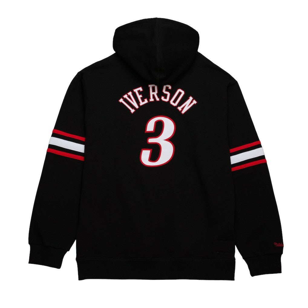 Mitchell & Ness - Allen Iverson Philadelphia 76ers Name & Number Pullover Hoodie - Black
