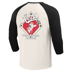 Cincinnati Reds Darius Rucker Collection by Fanatics Cooperstown Collection Raglan 3/4-Sleeve T-Shirt Online