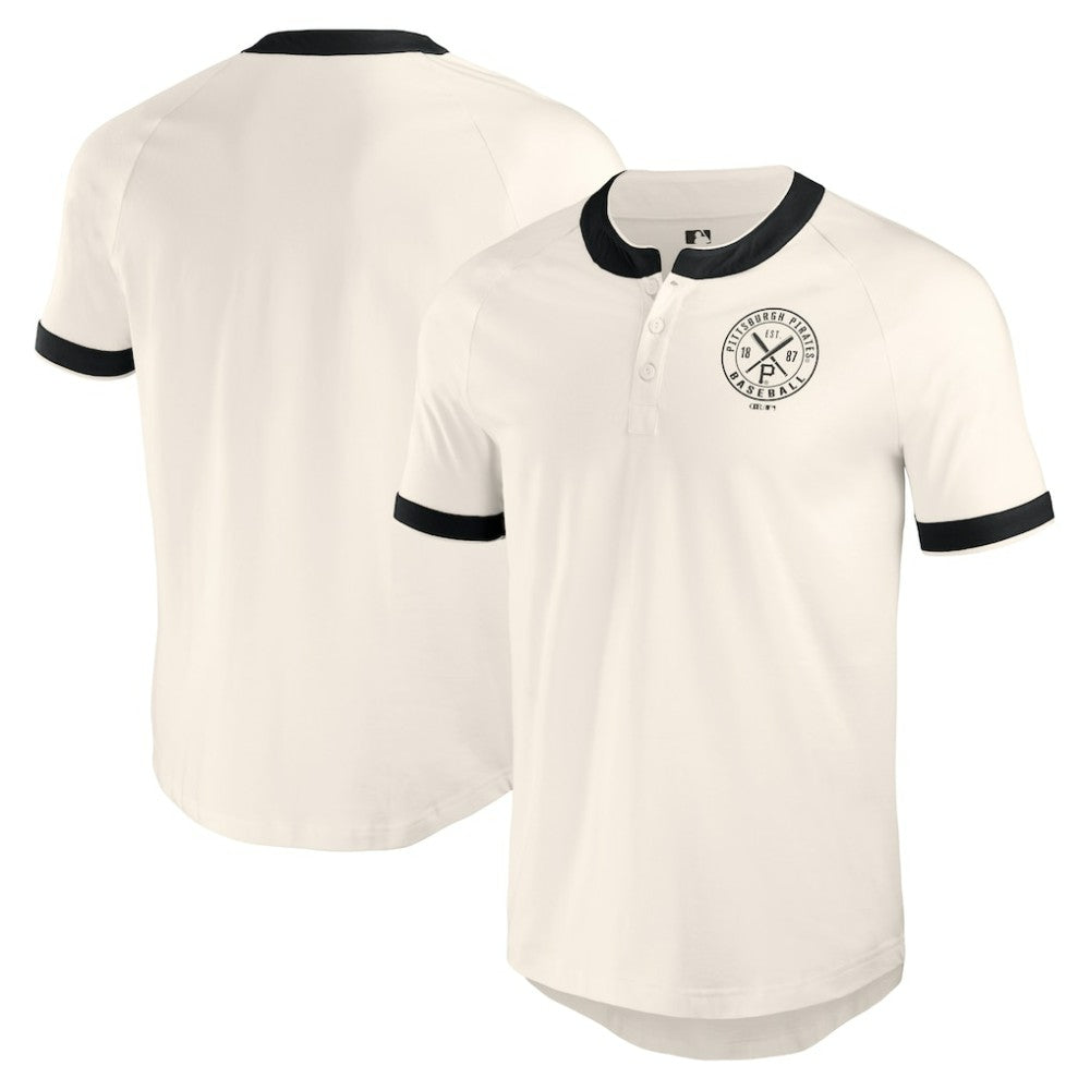 Pittsburgh Pirates Darius Rucker Collection by Fanatics Henley Raglan T-Shirt Online