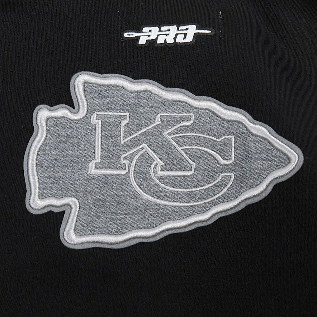 Kansas City Chiefs Pro Standard Women's Reverse French Terry Colorblock Full-Zip Hoodie Gray - NFL