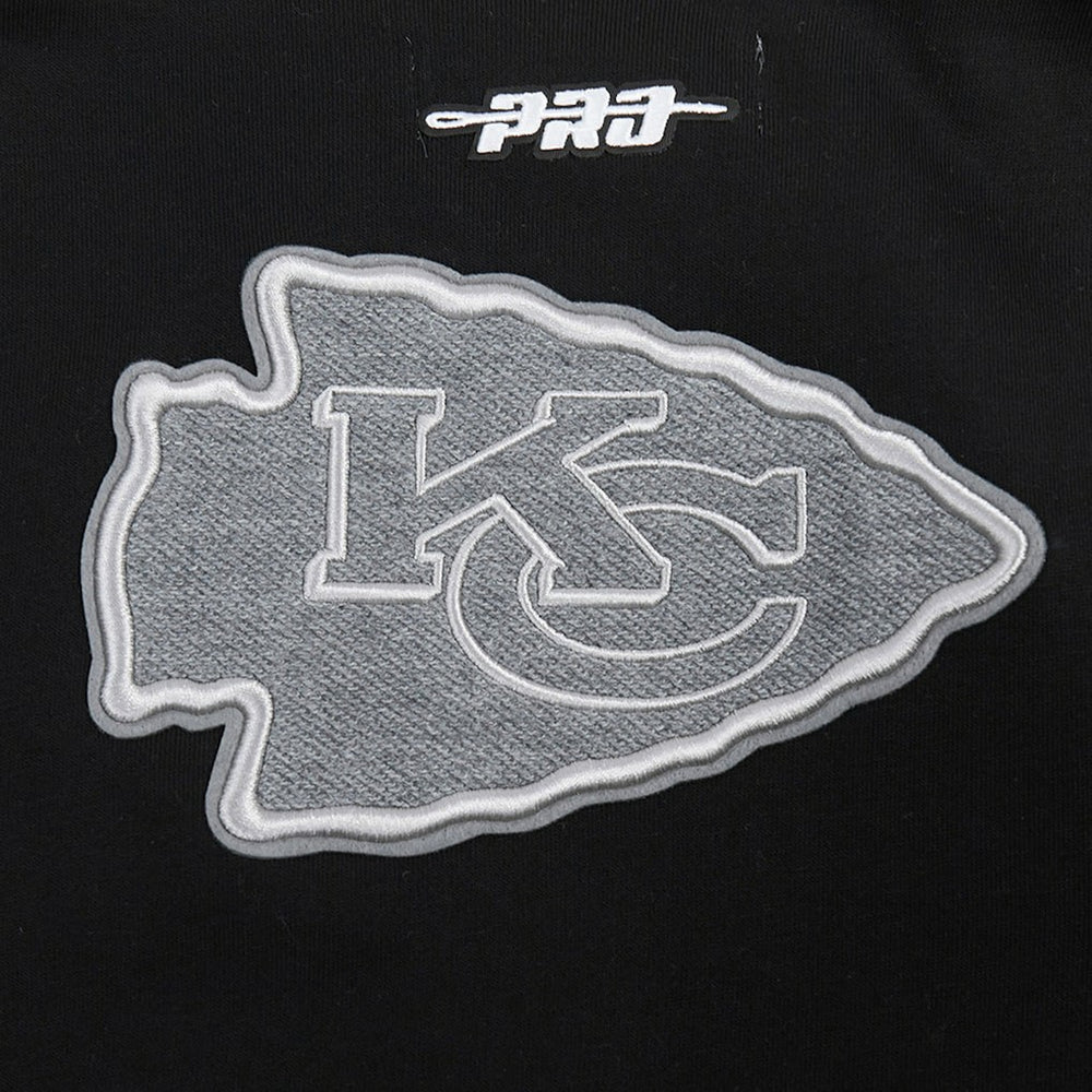 Kansas City Chiefs Pro Standard Women's Reverse French Terry Colorblock Full-Zip Hoodie Gray - NFL