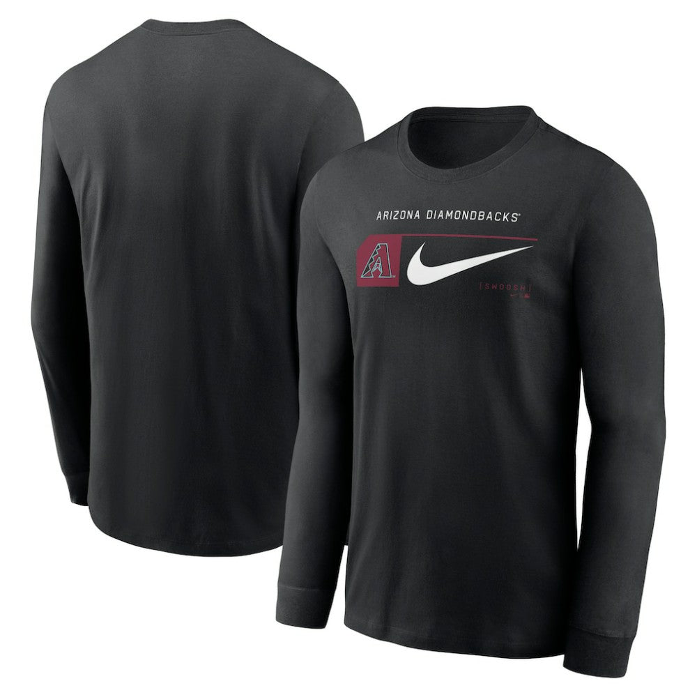 Arizona Diamondbacks Nike Local Logo Swoosh Lockup Long Sleeve T-Shirt Lifestyle