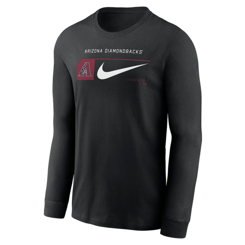 Arizona Diamondbacks Nike Local Logo Swoosh Lockup Long Sleeve T-Shirt Lifestyle