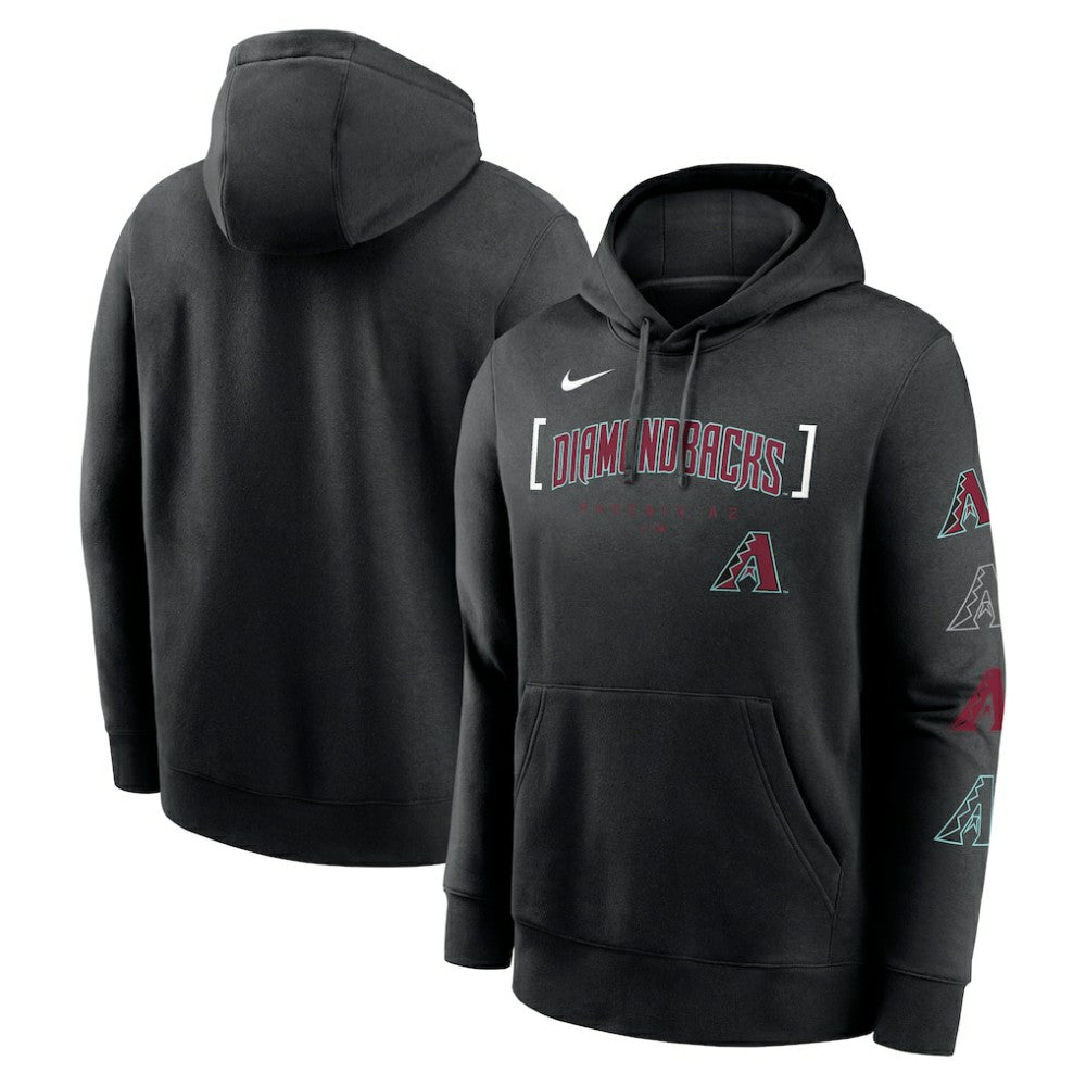 Arizona Diamondbacks Nike Club Stack Pullover Hoodie for sale
