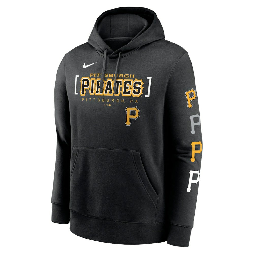 Pittsburgh Pirates Nike Club Stack Pullover Hoodie Near Me