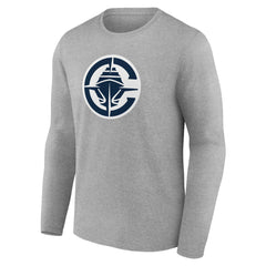 NBA - LA Clippers Primary Logo Long Sleeve T-Shirt - Gray